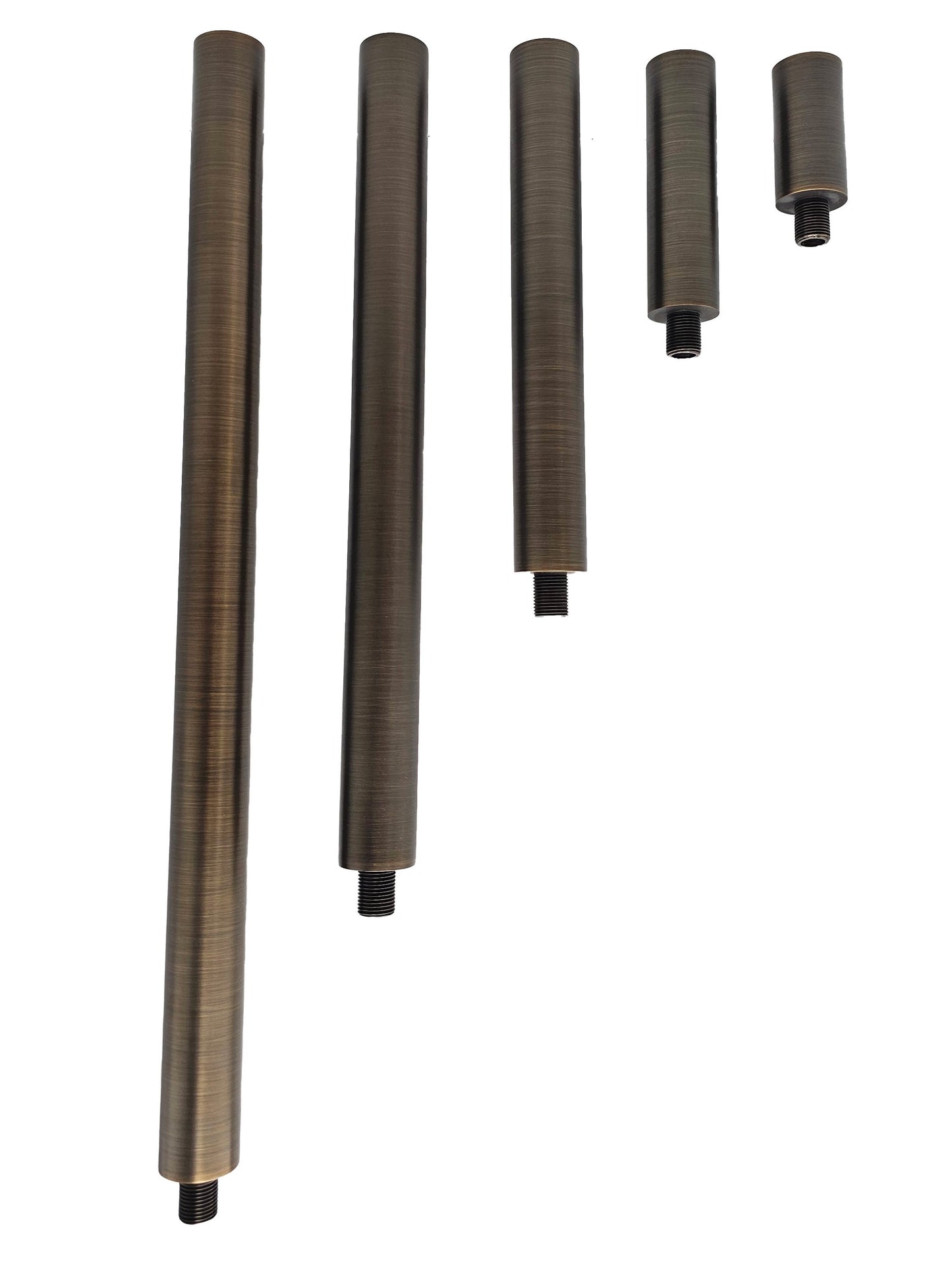 CRAIG Riser (1.65" Diameter) • 3 to 24in • Brass - Riser from 702 Lighting in Las Vegas