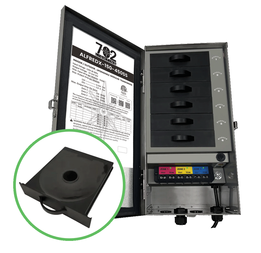 ALFREDX Upgradable Landscape Lighting Transformer • 150W-450W