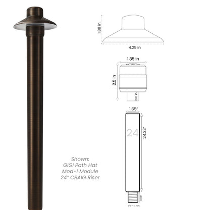 Complete Path Light Kit with Craig Riser • 2700/3000K