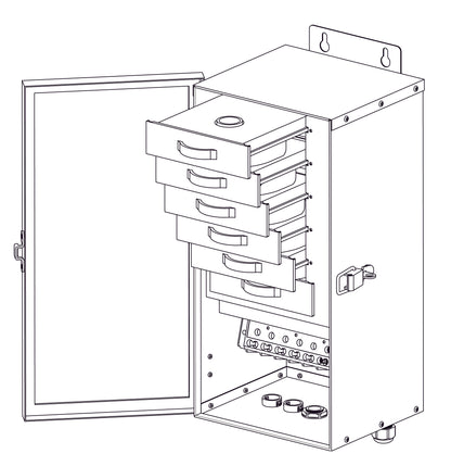 ALFREDX Upgradable Landscape Lighting Transformer • 150W-450W