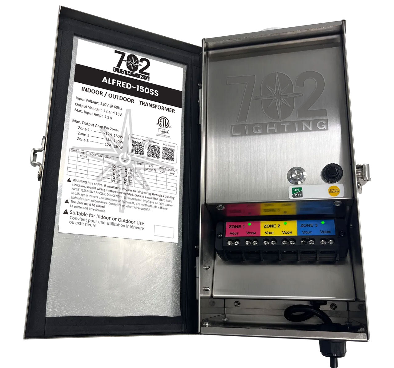 702 lighting 150w landscape lightng voltage transformer. From 120v to 12V or 15V