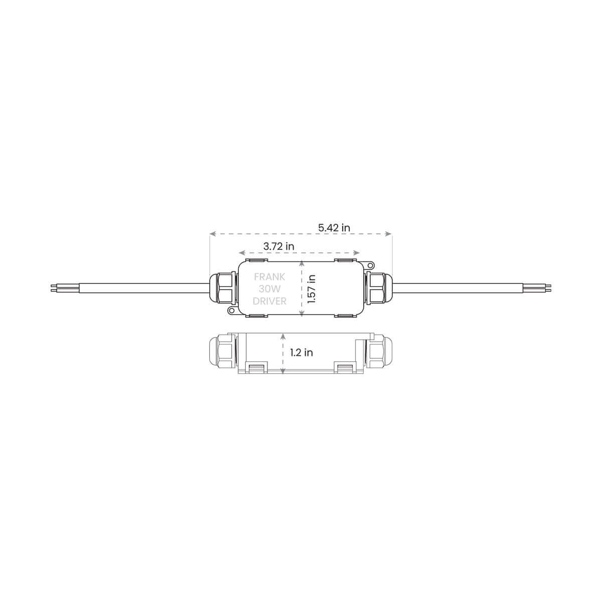 Frank 30W Transformer - Fits into Power Post, IP67 – 702 Lighting