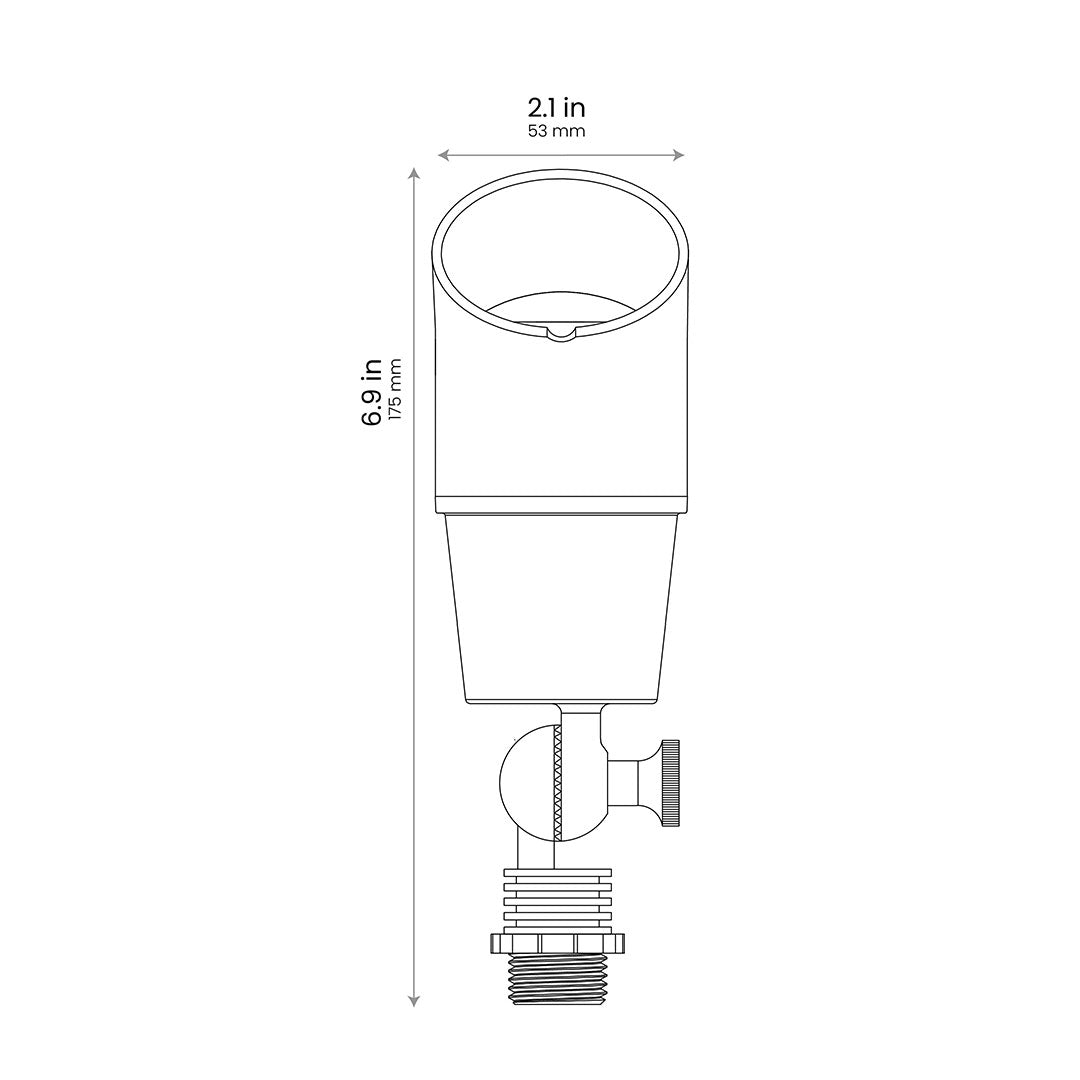 JACK Brass Uplight • MR16 Drop-in