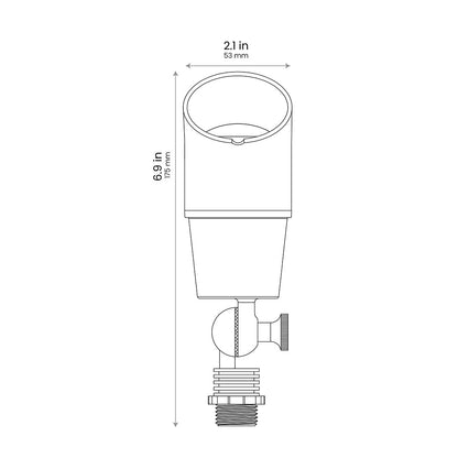 JACK Brass Uplight • MR16 Drop-in