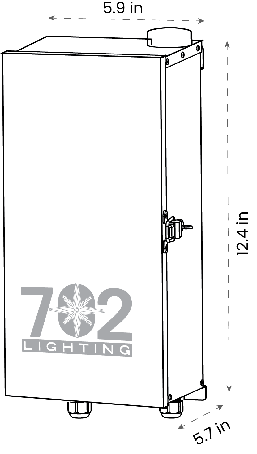 ALFREDX Upgradable Landscape Lighting Transformer • 150W-450W