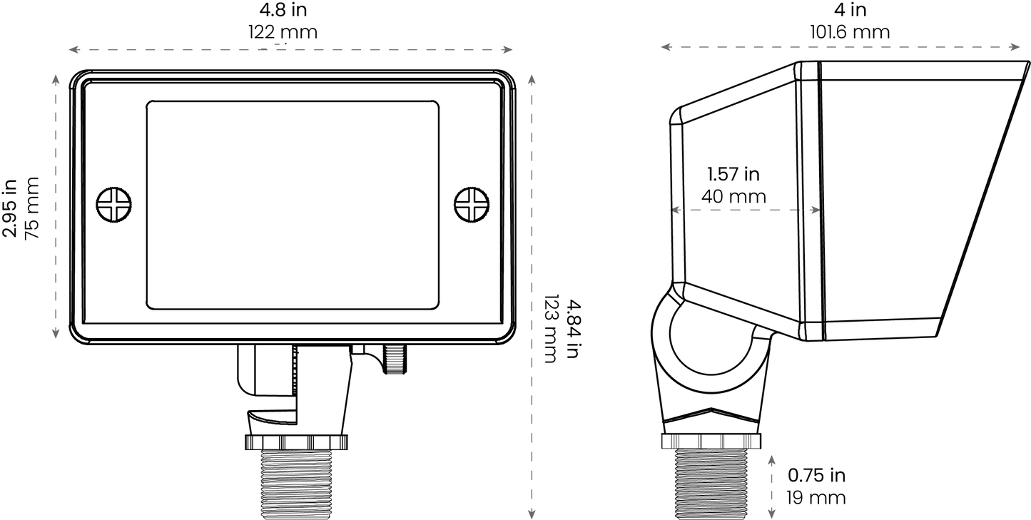 Bi Dual [MR16 or G4] Drop-In Flood & Wall Wash