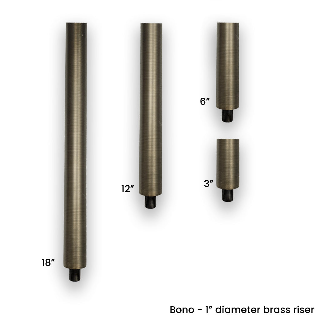 Brass Riser 5 In 702 Lighting - Las Vegas Outdoor Lighting Manufacturer