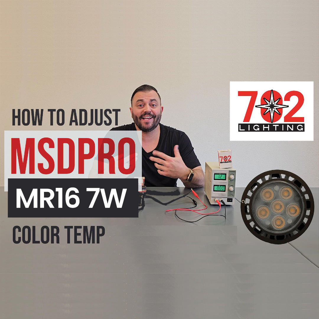 Load video: How to use magnet to adjust MR16 7W MSDPRO Lamp from 702 Lighting