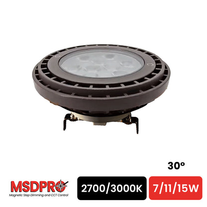 MSDPRO/CCT PAR36 LED 2700/3000K [30° beam]